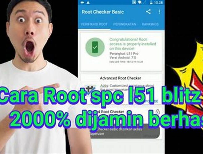 Cara Root HP SPC L51 Blitz dengan Mudah