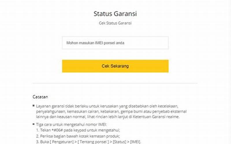 Cara Cek Hp Realme Bekas Dengan Mudah Untuk Sobat Portaltekno