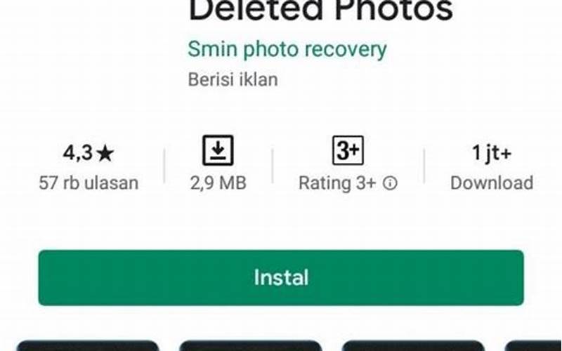 Cara Mengembalikan Foto Yang Terreset Di Hp