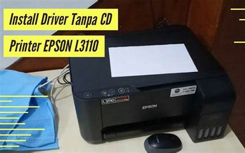 Cara Menginstal Printer Epson L110 Tanpa Cd