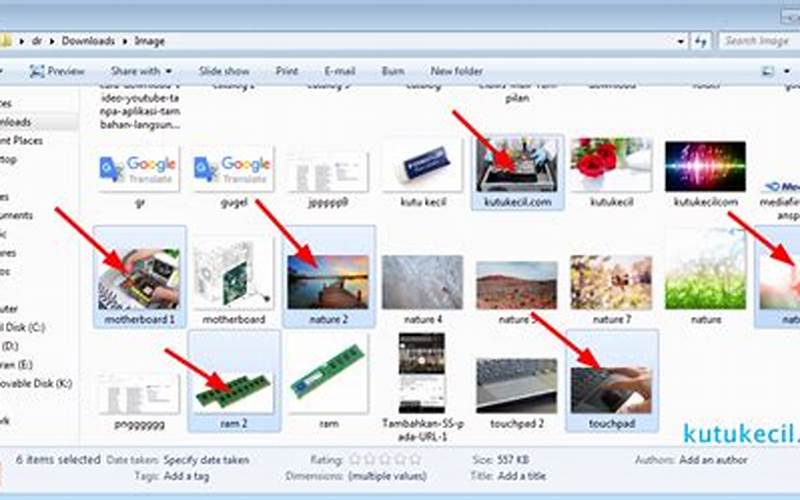 Cara Menandai Foto Di Laptop Tanpa Mouse