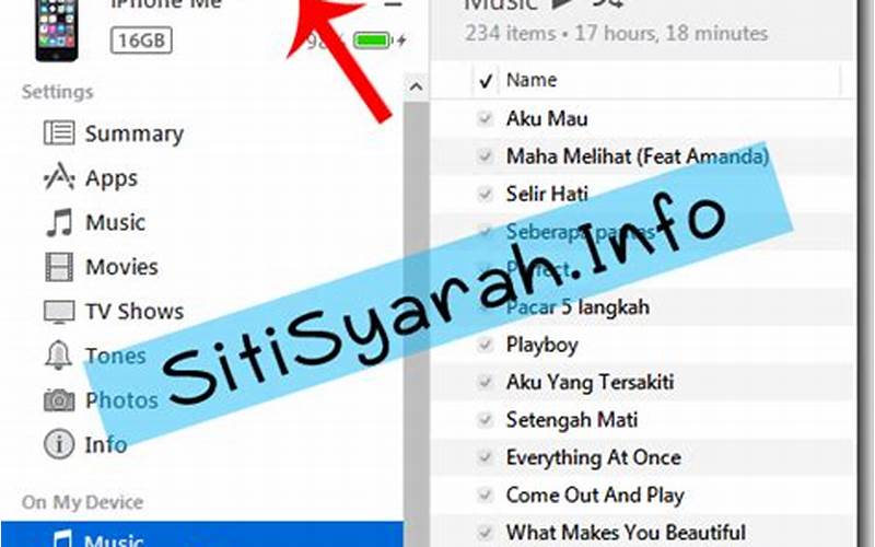 Cara Copy Musik Dari Laptop Ke Iphone