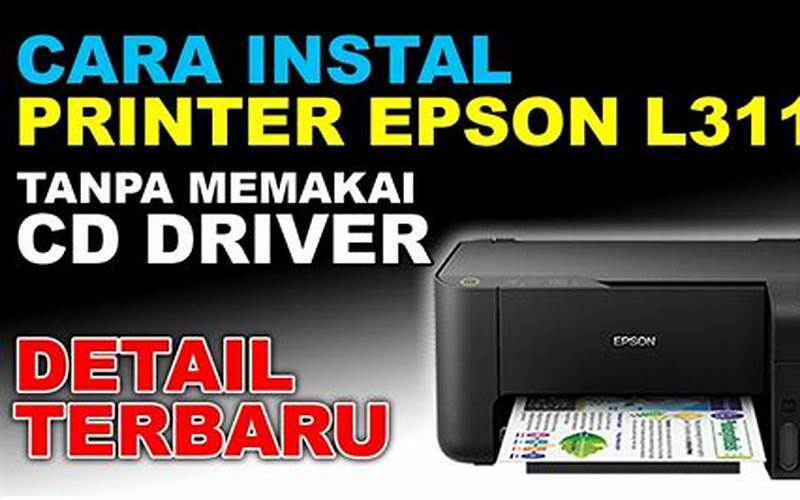 Cara Instal Printer Epson L3110 Tanpa Cd