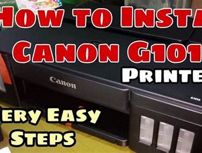 Cara Instal Driver Printer Canon G1010