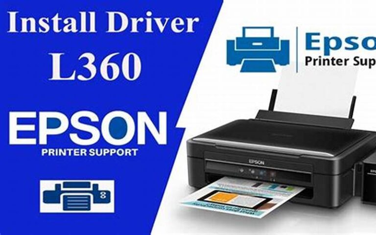 Cara Menginstal Driver Printer Epson L360 Tanpa CD