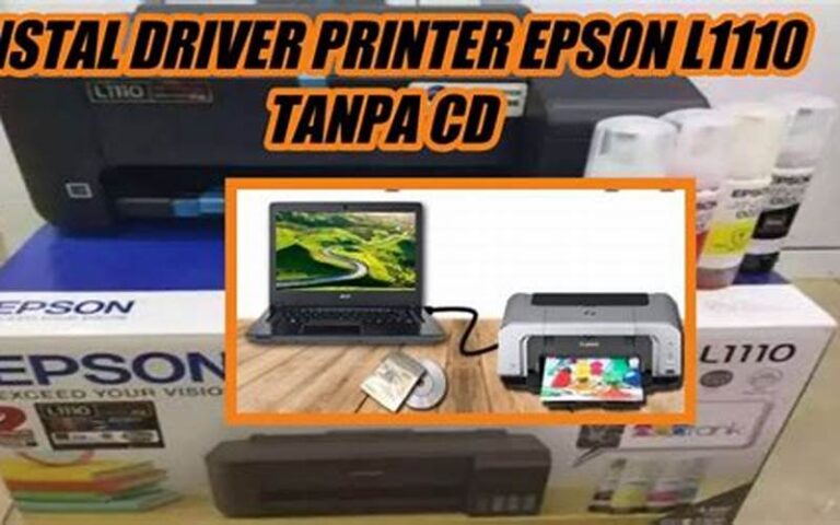 Cara Instal Printer Epson L1110 di Laptop