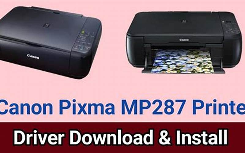 Cara Instal Printer Pixma Mp287