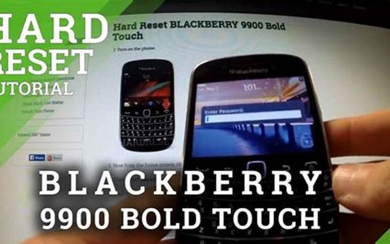 Cara Instal Blackberry 9900 dengan Mudah