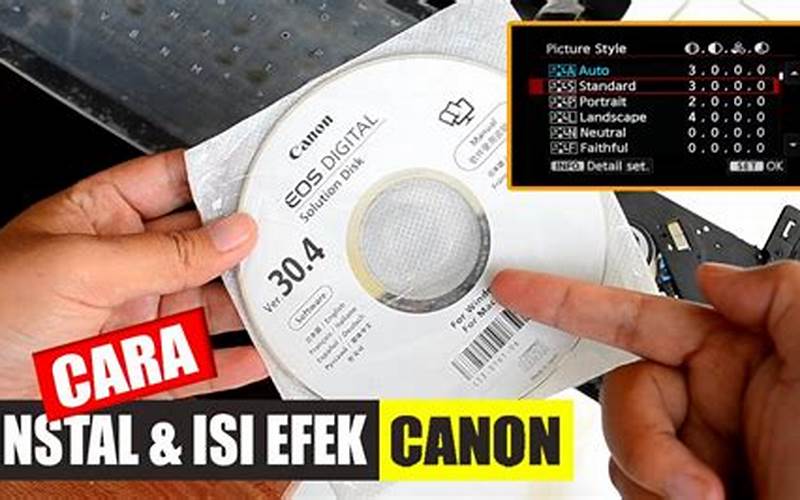 Cara Menginstal Efek Kamera Canon