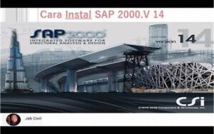 Cara Instal SAP 2000