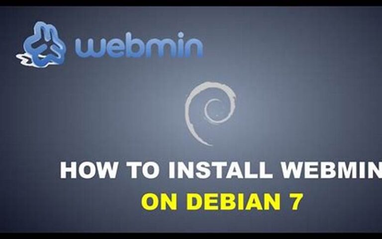 Cara Install Webmin di Debian 7