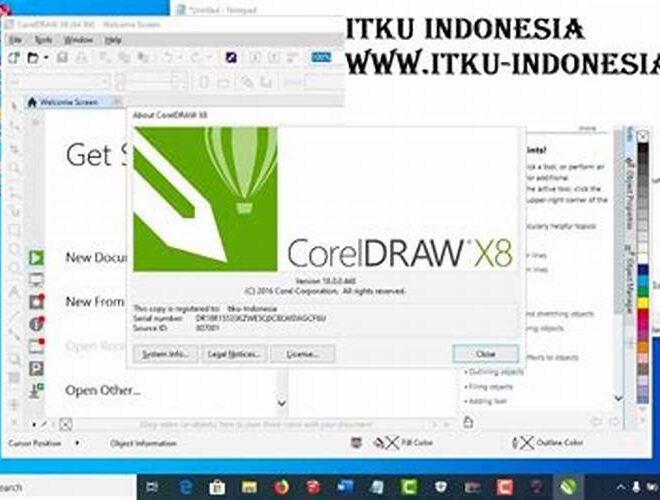 Cara Instal Corel Draw X8