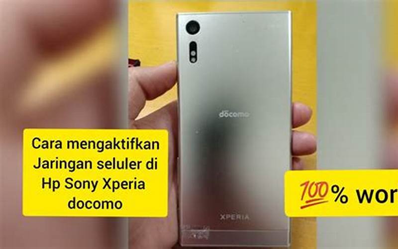 Cara Mengaktifkan Data Seluler Hp Sony Xperia Z5