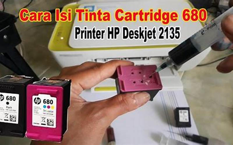 Cara Isi Ulang Cartridge Hp 680