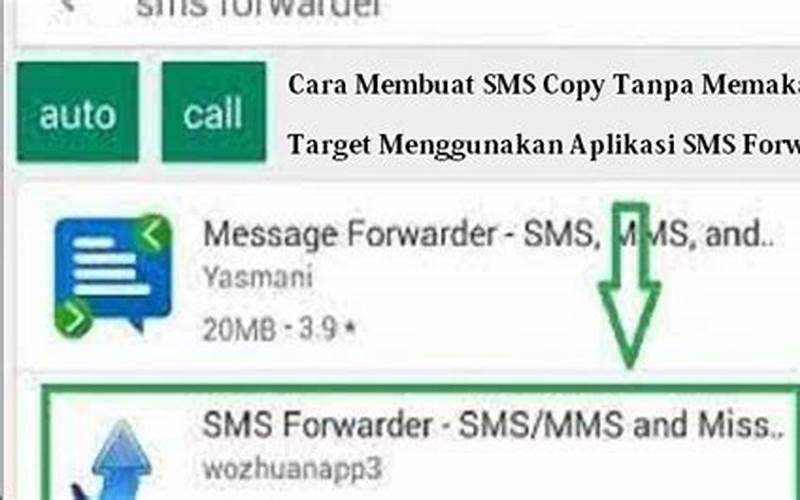 Cara Membuat Sms Copy Tanpa Memakai Hp Target