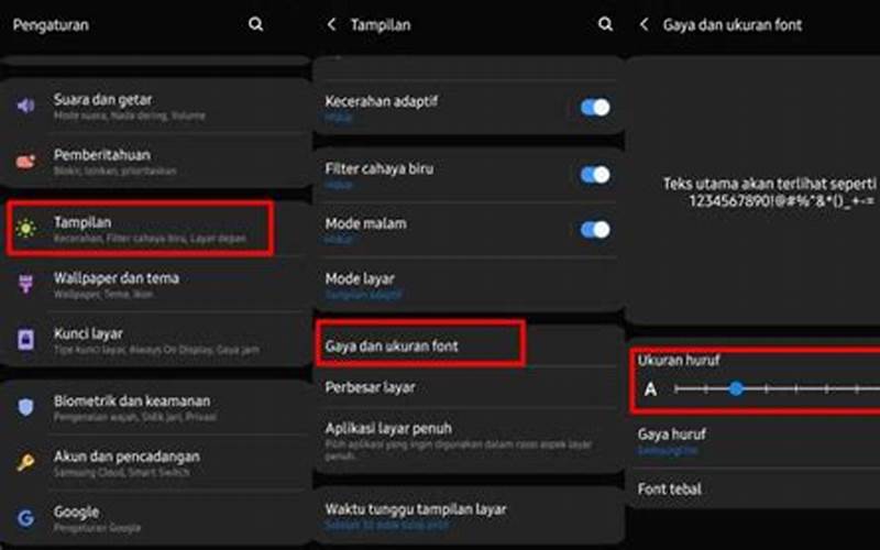 Cara Mengubah Tulisan Di Hp Samsung A20