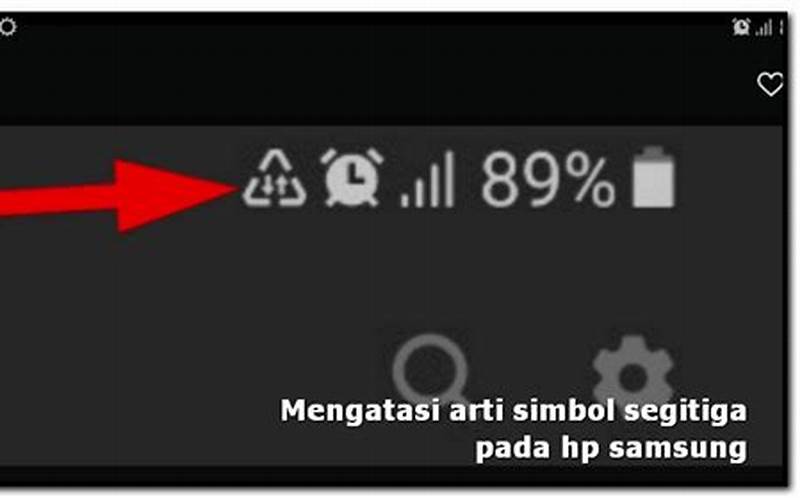 Cara Menghilangkan Tanda Segitiga Di Hp Samsung