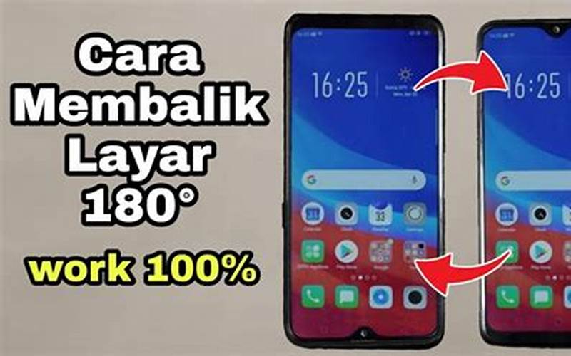 Cara Membalikan Layar Hp Nokia