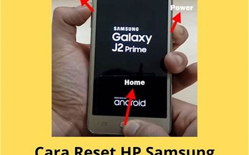 Cara Me Restart Hp Samsung J2 Prime