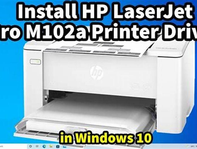 Cara Instal Laserjet Pro M102a