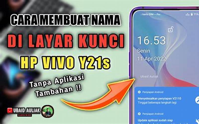 Cara Membuat Nama Di Layar Kunci Hp Vivo