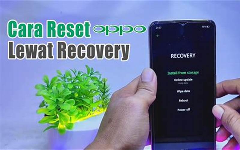 Cara Restart Hp Oppo Neo 7