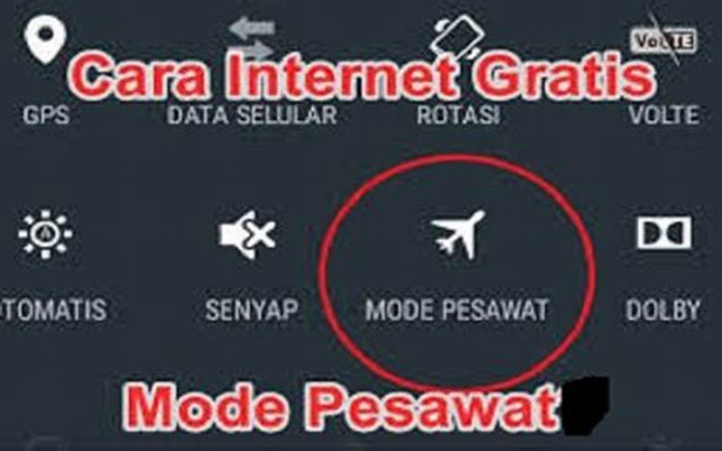 Cara Internet Gratis Mode Pesawat Hp Oppo