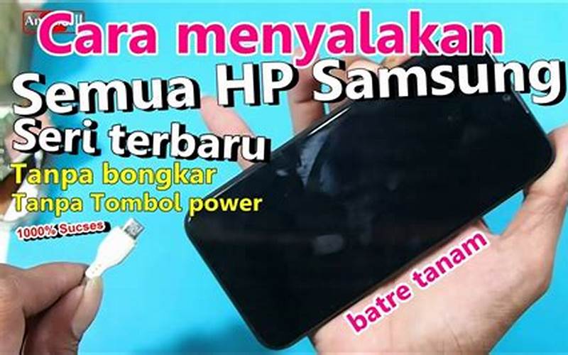 Cara Mengaktifkan Hp Samsung J2 Prime Tanpa Tombol Power