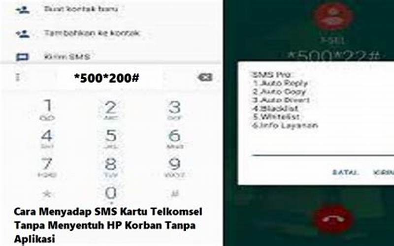 Cara Menyadap Sms Telkomsel Tanpa Menggunakan Hp Korban