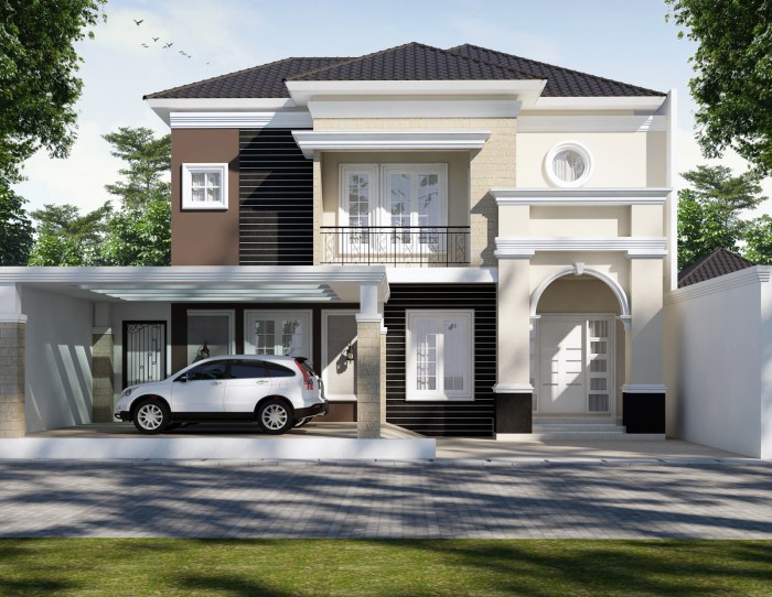 Desain rumah minimalis 2 lantai