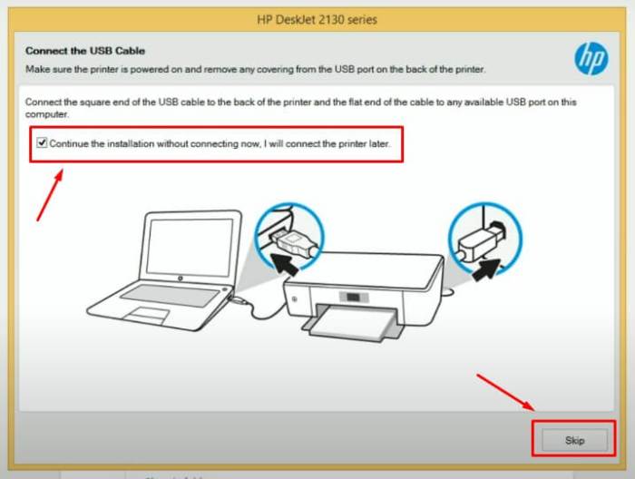 Cara instal printer hp deskjet 2135