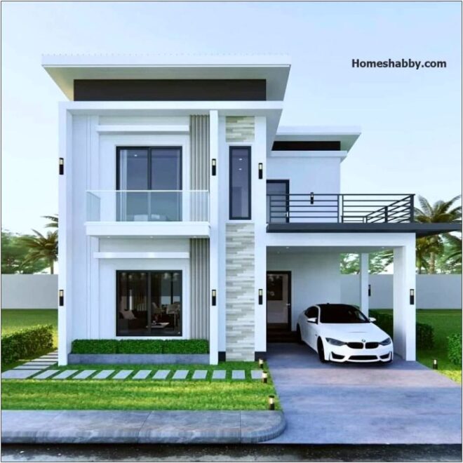 Rumah Minimalis 2 Lantai Mewah: Kemewahan dan Kenyamanan dalam Arsitektur Modern