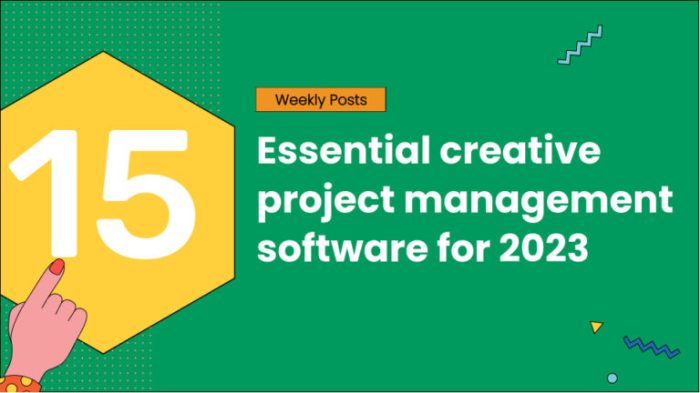 Creative project management software